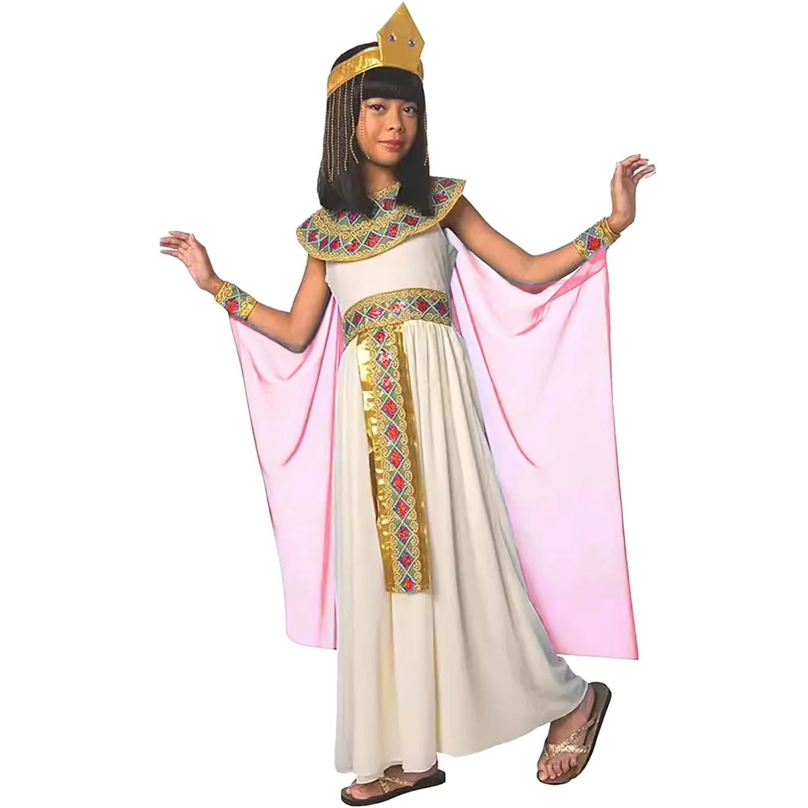 Cosplay Meisjes Middeleeuwse Halloween Carnaval Kostuum Cosplay Jurk Egypt Queen Kostuum Rollenspel Toneelvoorstelling Kostuum