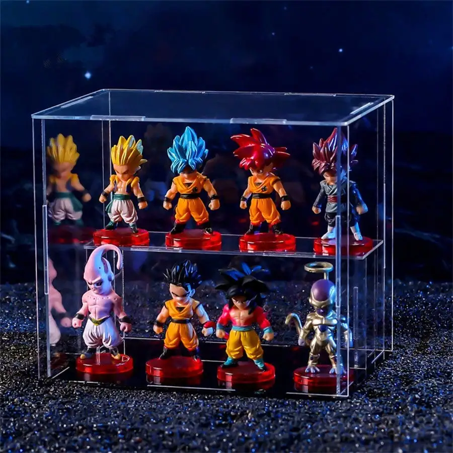 

8pcs/set Anime Dragon Ball Super Saiyan Goku Vegeta Broglie 2nd generation PVC Action Figure Collectible Model Toy Gifts