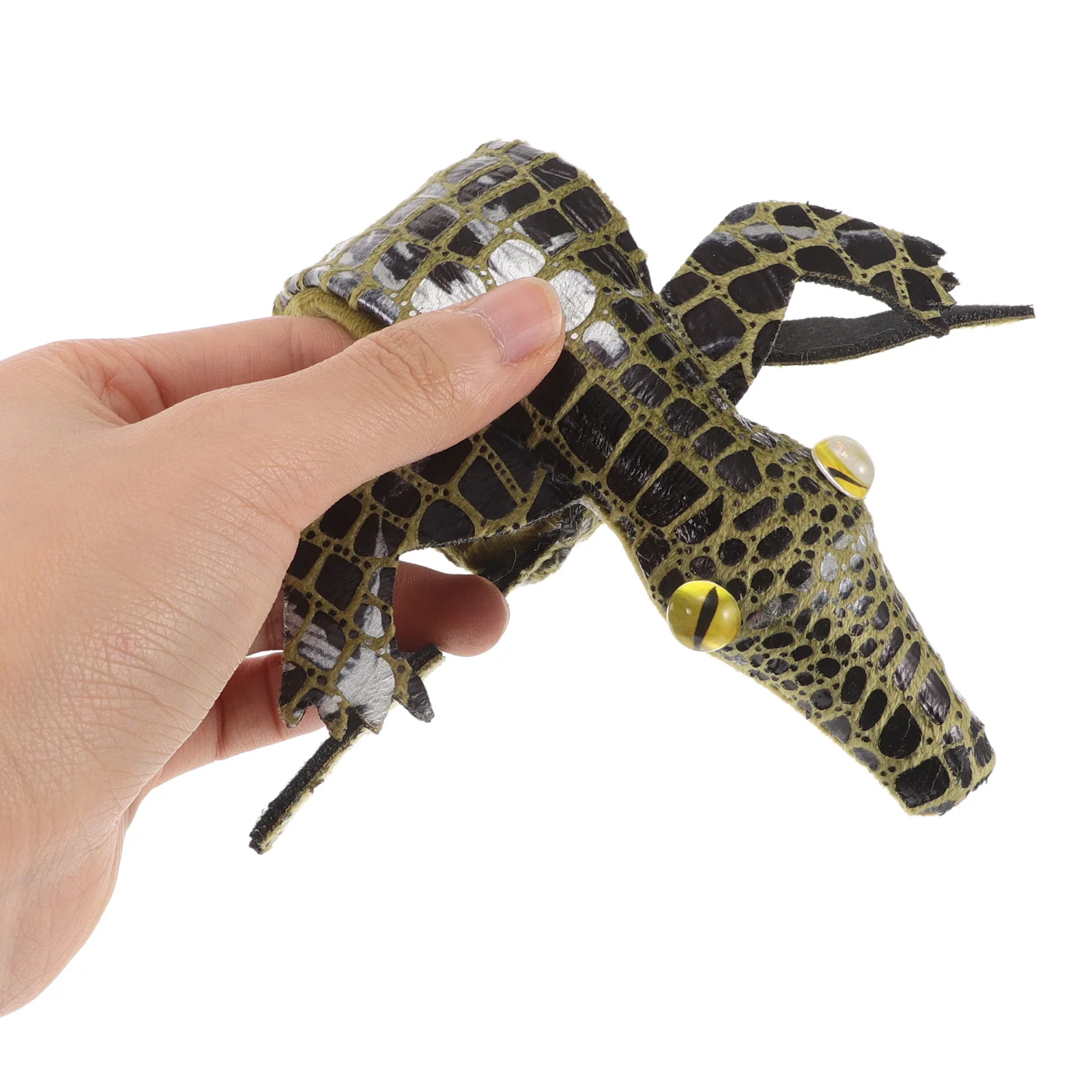 4Pcs Slap Bracelets Kids Adjustable Wristbands Realistic Style Halloween Jungle Party Favors Slap Bracelets