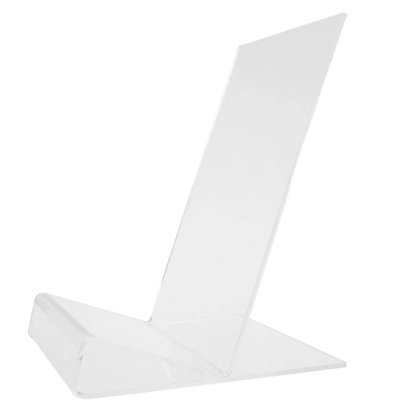 Soporte de tapa de caja de rompecabezas con deflector, soporte acrílico en forma de L para tablero de exhibición de rompecabezas, soporte de lectura, marco de soporte para estante de libros