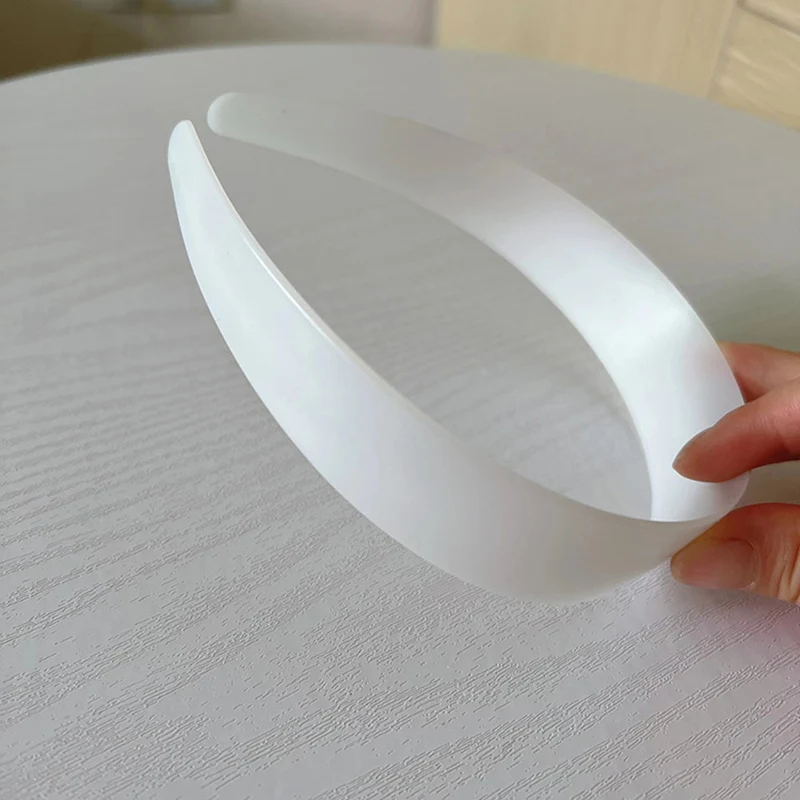 10 قطعة 2 سنتيمتر 2.5 سنتيمتر 3 سنتيمتر 39 سنتيمتر طول زائد مقوس الأسود عادي البلاستيك الشعر Headbands لا الأسنان العصابات الشعر الخام الشعر هوب للنساء DIY بها بنفسك #6