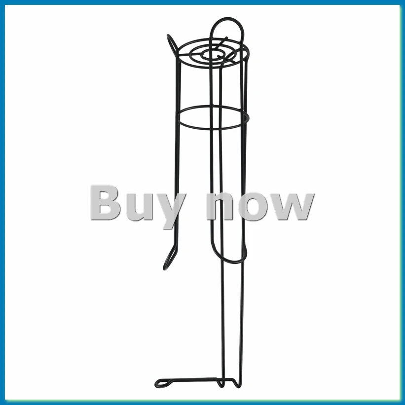 Stainless Steel Floor Standing Paper Roll Towel Holder Stand Organizer Toilet Paper Rack Bathroom Vertical Storage Bask-A55K
