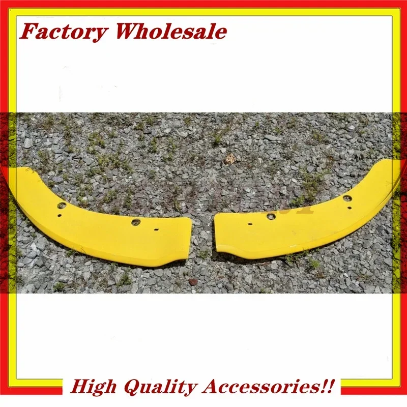 

2PCS Yellow Front Bumper Lip Splitter Spoiler Protector 68327084AA 68327085AA P9404144 P9404145 For Dodge Charger SRT 2015-2019