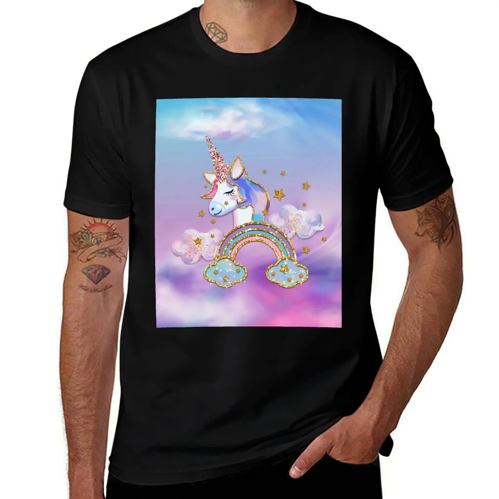 

g men man man cotton Rainbow shirt Unicorn man t for shirts t t shirts cotton Rainbow T-Shirt and