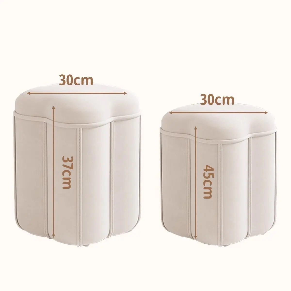 للمكياج البراز المنزلية الفتيات غرفة نوم كرسي خلع الملابس الأوروبي الخفيفة الفاخرة تخزين مسمار الفن أربع أوراق البرسيم البراز