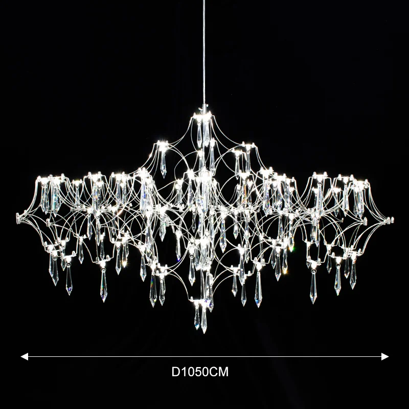 LED Modern Crystal Chandelier Living Dining Room Ceiling Chandelier Bedroom Pendant Light Home Lighting Hanging Lamp For Ceiling