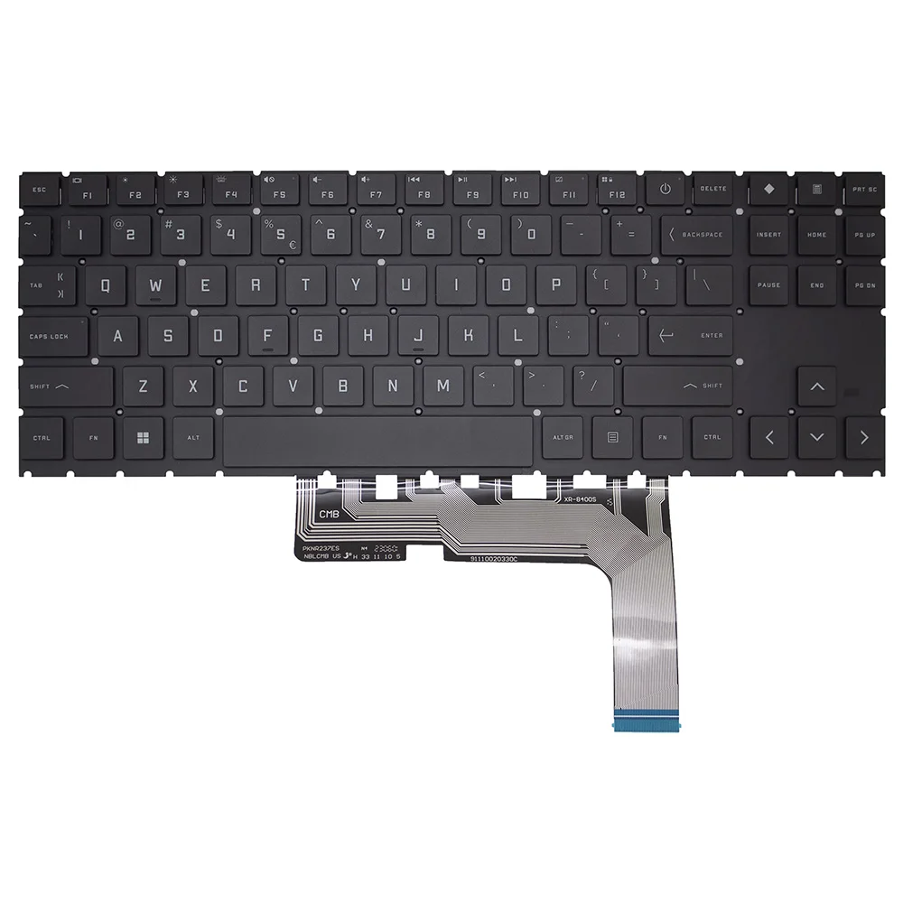 Laptop KeyBoard For HP OMEN 16-B0000 M62260-001 M62262-001 with RGB Backlit United States US Black New