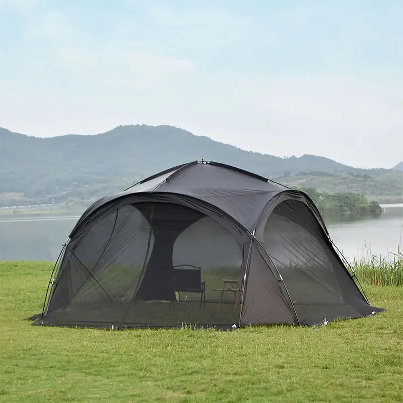 

T024 Family camping dome large gazebo beach tent sun shade shelter