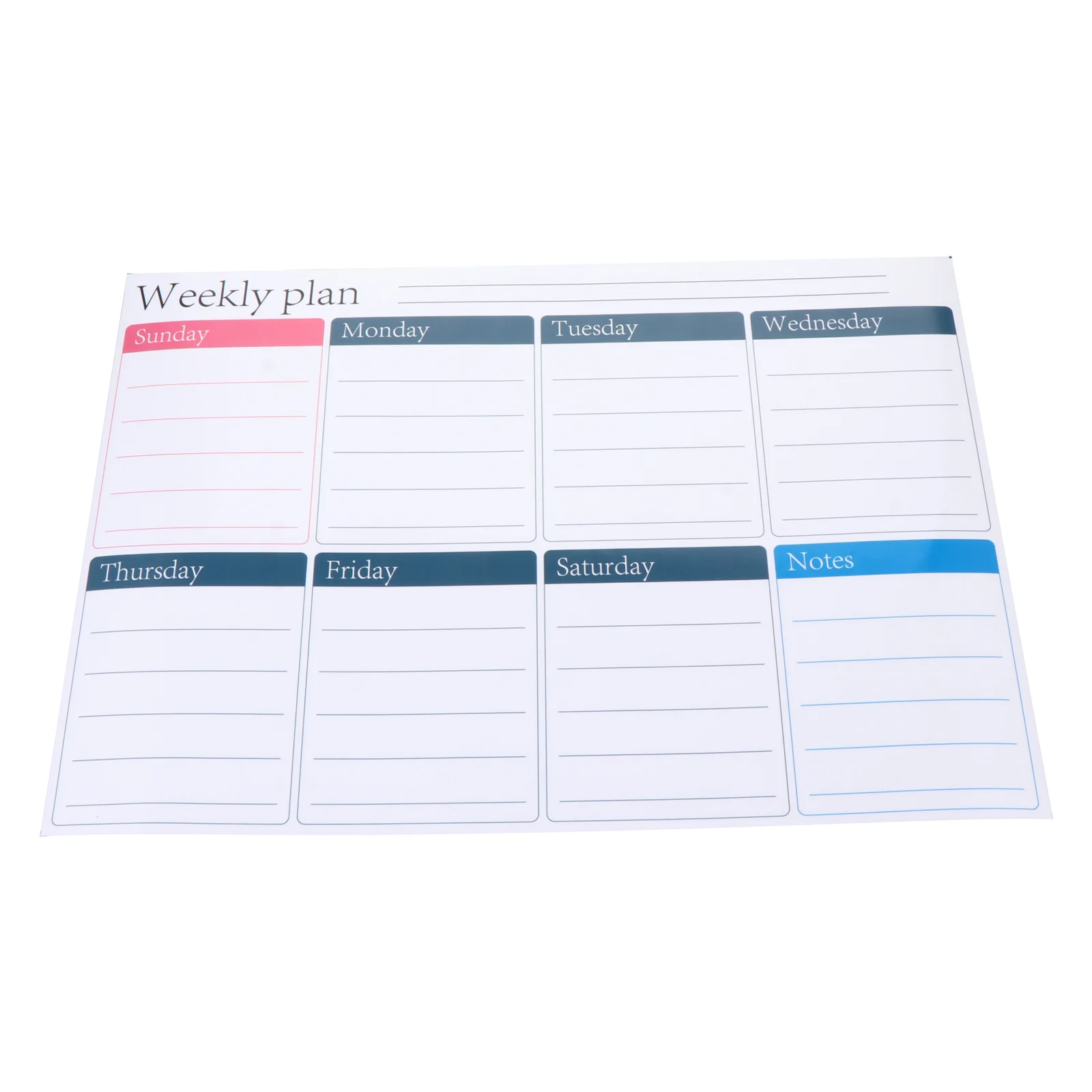 سبورة بيضاء مغناطيسية للثلاجة قابلة للمسح، أداة مخططة مرنة، تصميم نمط كرتوني لطيف، تذكير سهل