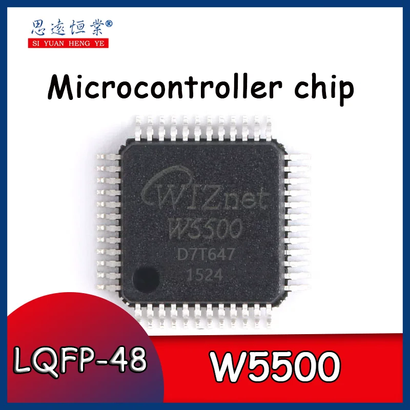 

5pcs Original authentic W5500 LQFP-48 microcontroller chip Ethernet hardware TCP IP protocol stack