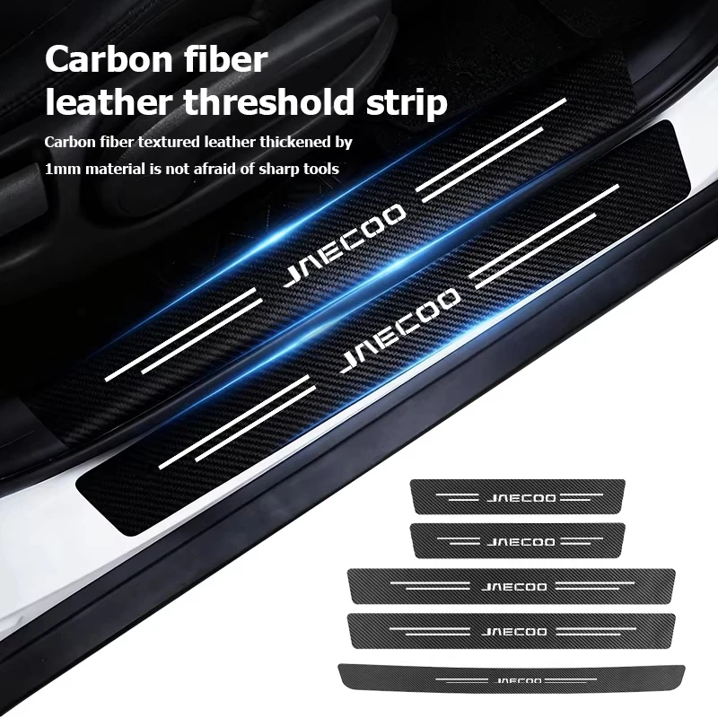 Car Door Sill Scuff Plate Anti‑Scratch Entry Guard Threshold Protector For Jaecoo J7 Jaecoo J5 Jaecoo J8