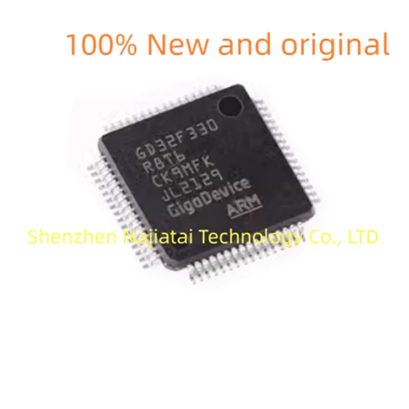 

10PCS/LOT 100% New Original GD32F330R8T6 GD32F330 QFP64 IC Chip