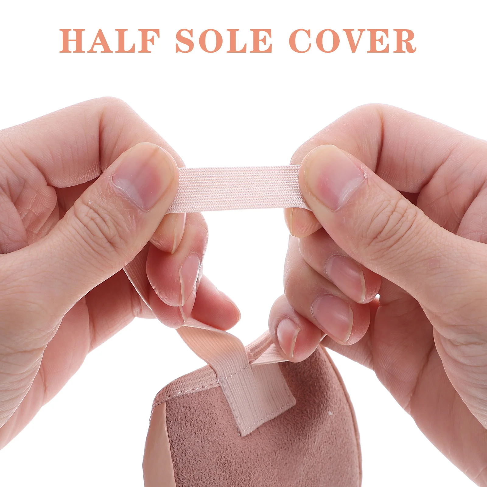 1 زوج أحذية الرقص نصف اصبع القدم شريط مرن أحذية الباليه المهنية اليوغا Folking قاعة رقص الجاز الحديثة