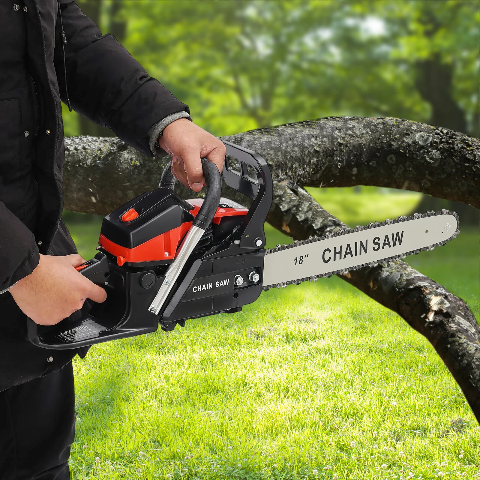 

Ручная бензиновая цепная пила мощностью 2,2 кВт, бензиновая бензопила 58 куб.см