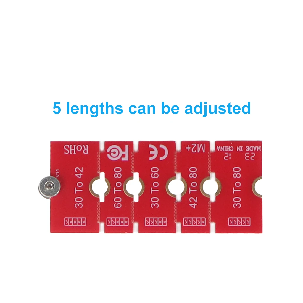 XT-XINTE M2 M2PLUS M.2 Extended Bracket Transfer 2230 2242 2260 2280 SSD M2 CHANGE LONG SIZE for NVME NGFF M.2 U.2 M3 M.3 SSD