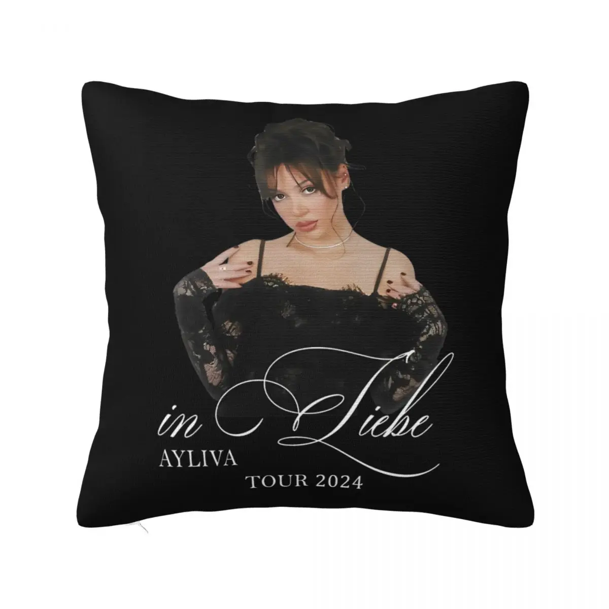 Ayliva In Liebe Tour 2024 Pillowcase Double-sided Printing Polyester Cushion Cover Gift Pillow Case Cover Home Square 40*40cm