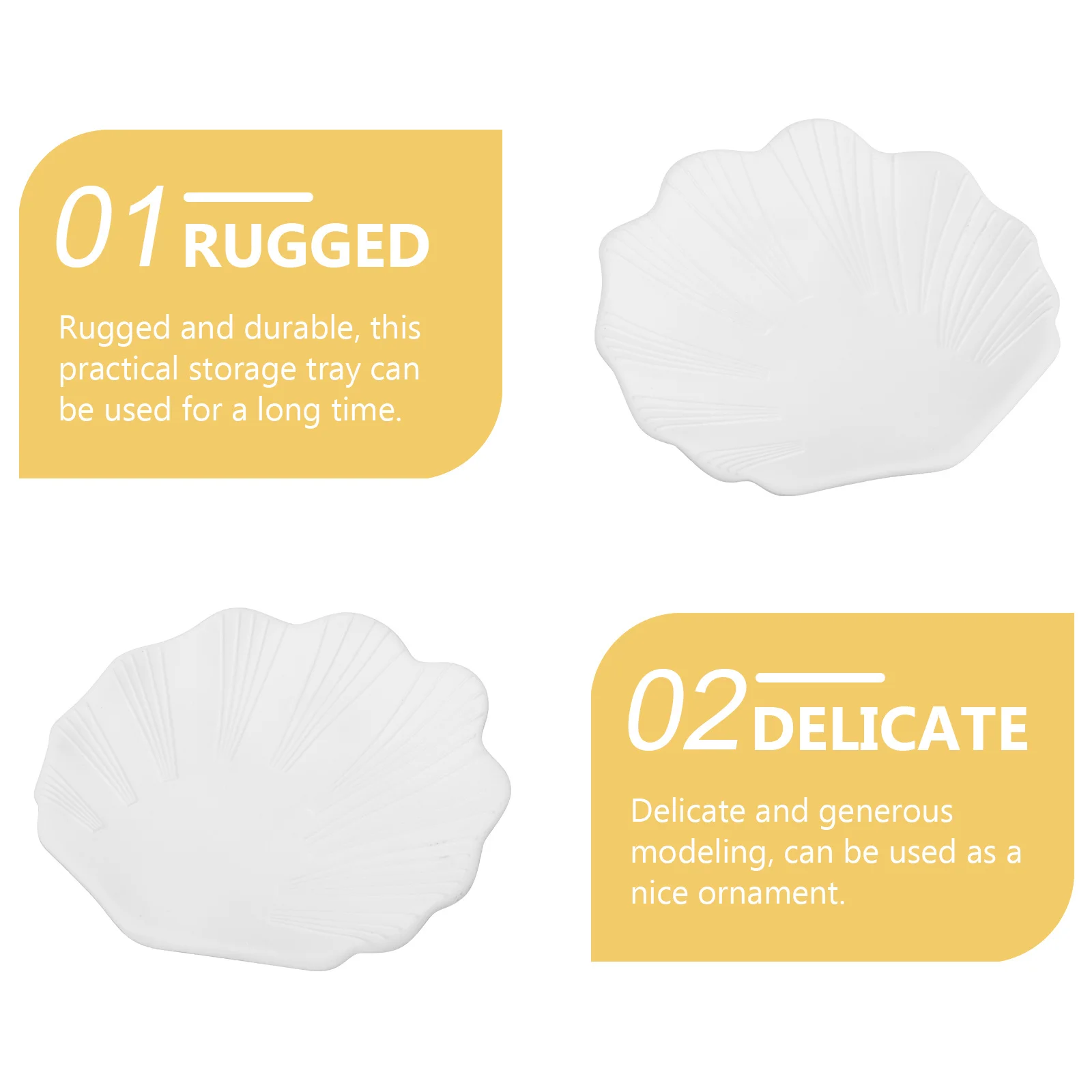 1Pcs Jewelry Storage Tray Earring Holder Compact Lightweight Durable White Earring Box Jewelry Plate Bracelet Tray