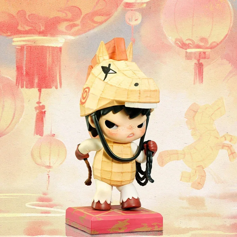POP MART The Golden Gallop Series Mystery Box Genuine Blind Box Guess Toys Bag Ornament Figurines Home Decor Desktop Dolls Model view 5
