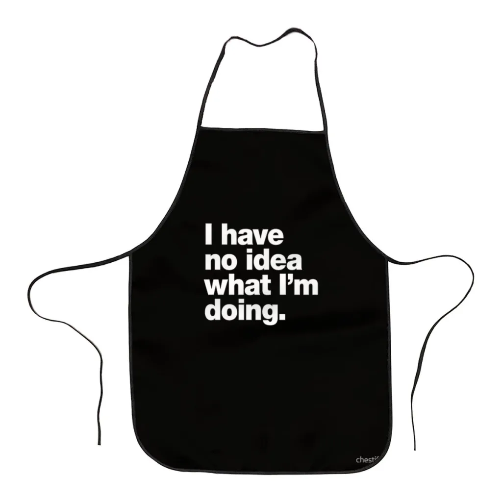 

I have no idea what I'm doing. Kitchen Women Apron Household Cleaning Composite Pinafore Salon Home Cooking Baking Adult