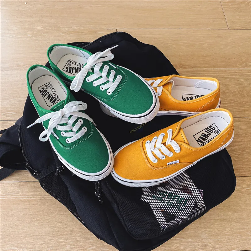 Classics Brand Canvas Shoes Women Skatebarding Shoes Woman Fashion Sneakers Casual Loafers Ladies Low-cut Female Student Shoes