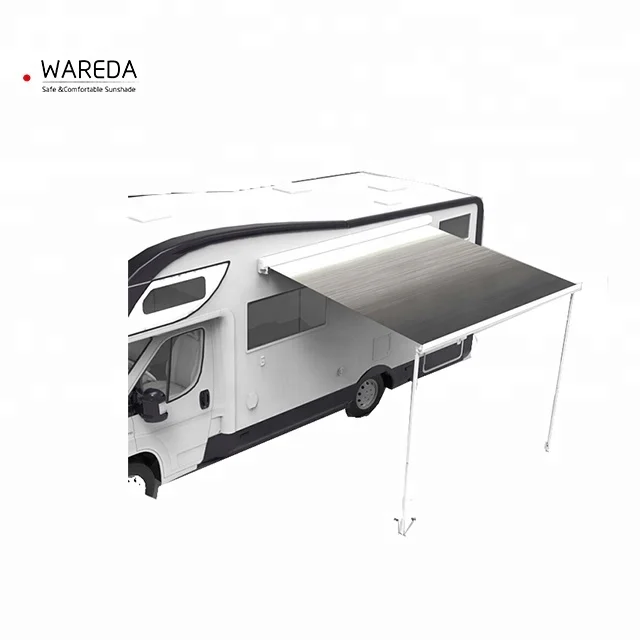Wareda W5500 RV Caravan Motorhome Awning Waterproof UV Resistant Outdoor Sun Shade For Travel Camping