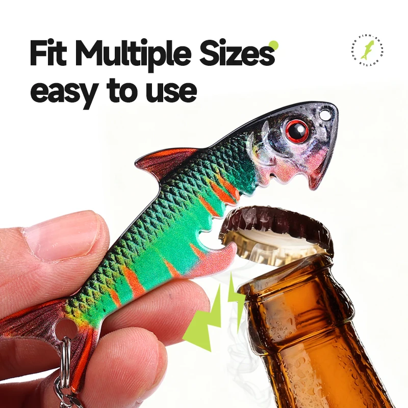 Abridor de botellas WeiHE con forma de señuelo para pesca - imagen 5