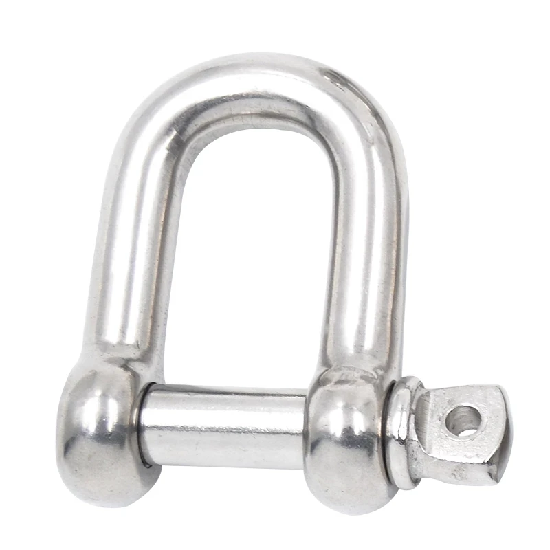 Marine Grade Stainless Steel 316 High Tensile Dee or Bow Type M4-M38 Screw Pin Anchor Shackle