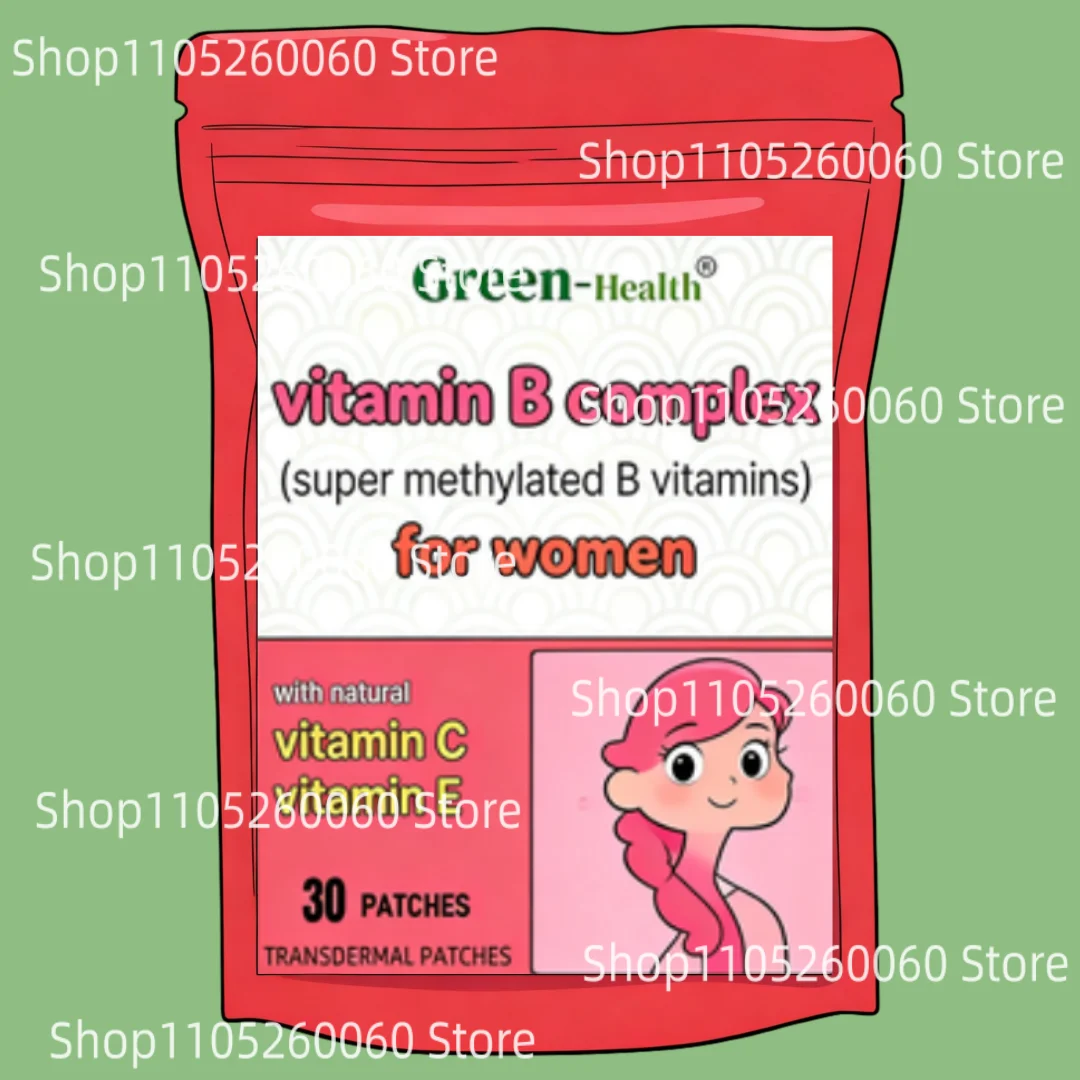 Transdermal Vitamin B Complex For Women - Boost Immune System & Energy Levels 30 Patches