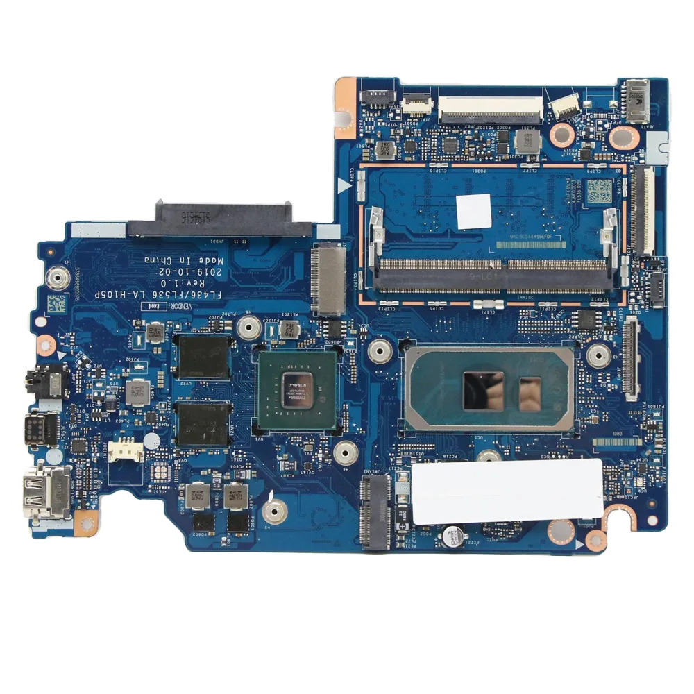 LA-H105P For Lenovo Ideapad S340-15IIL Laptop Motherboard Mainboard With CPU I5-1035G4 GPU MX230 2GB RAM Tested 100% Work