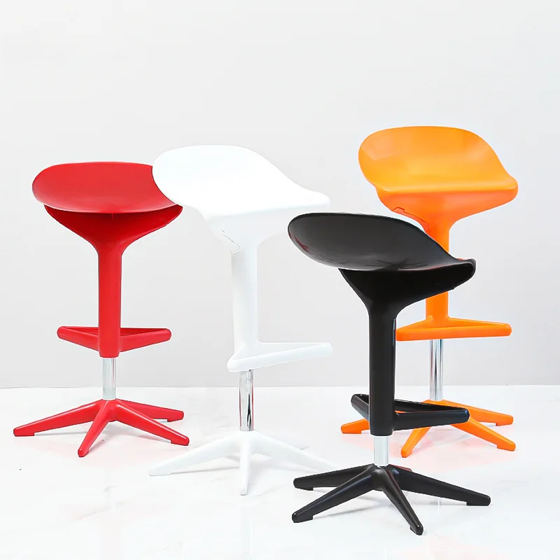 Lifting Home Bar Chair Rotating Bar Stool Front Desk Chair High Stool Soup Bar Color Dining