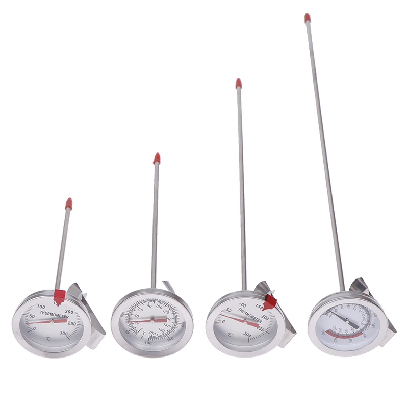 1PCS Probe Thermometer Milk Coffee Food Meat Gauge Stainless Steel Cooking Temperature Meter Kitchen Tools