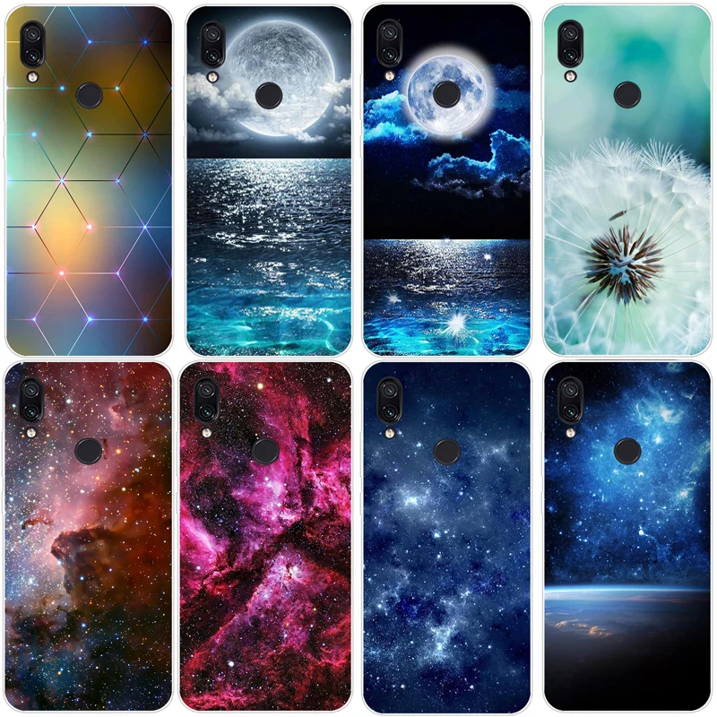 For Xiaomi Redmi Note 7 Case 6.3\'\' Soft Silicone Shockproof TPU Back Cases For Xiaomi Redmi 7A 7 Note7 Cover Funda Capa Redmi7