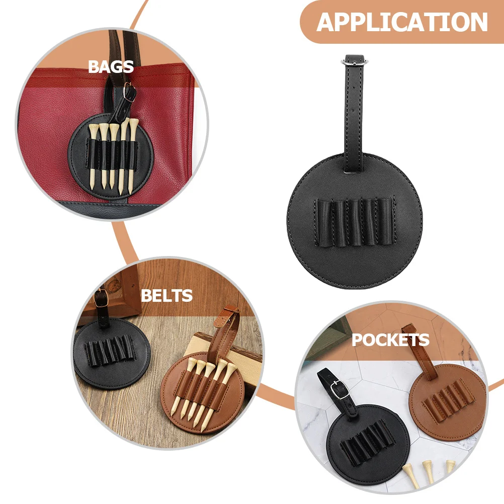 

Golf Tee Holder Portable Tees Keeper for Men Outdoor Indoor Use Simple Design Golfing Accessories Organizer Gift