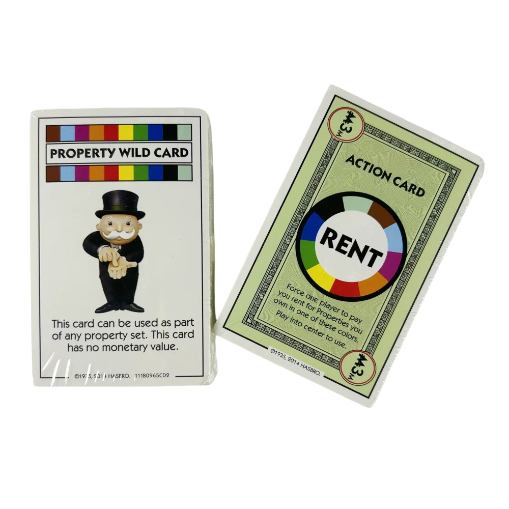 1 قطعة لعبة بطاقة صفقة احتكار الألعاب تجمع العائلة لوحة حفلات الأصدقاء لعبة كلويدو معركة أطفال لغز لعبة البوكر هدية #4