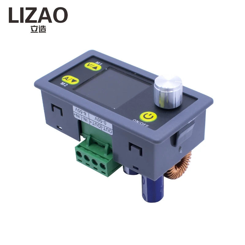 LIZAO WZ5005E 50V 5A DC Buck Converter CNC Adjustable Power Supply Module LCD Voltmeter Ammeter Voltage Regulator