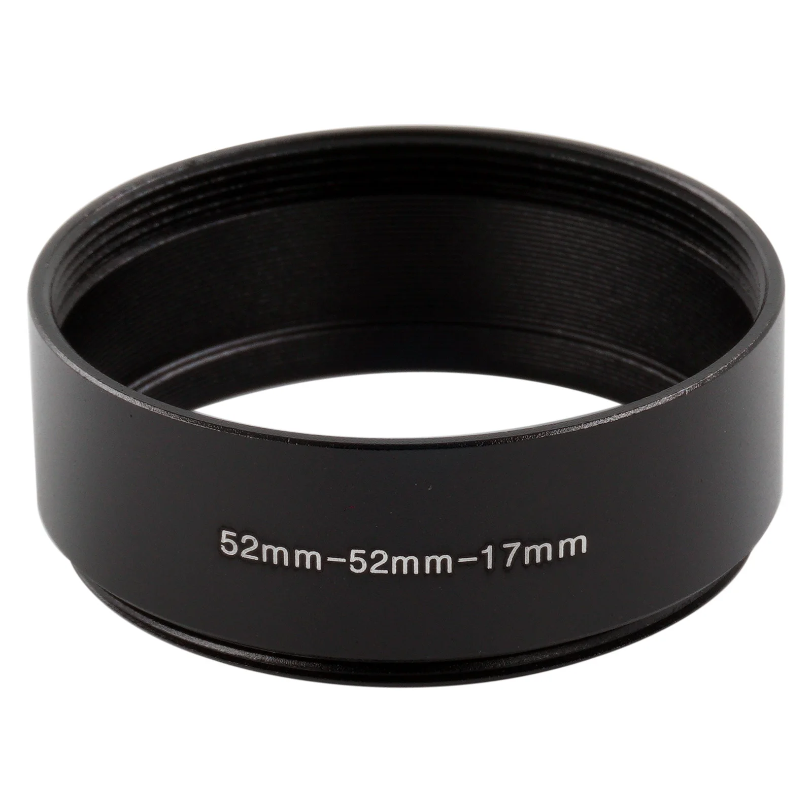 アルミニウム M52-M52 52mm x 1mm ネジ式延長チューブアダプターリング
