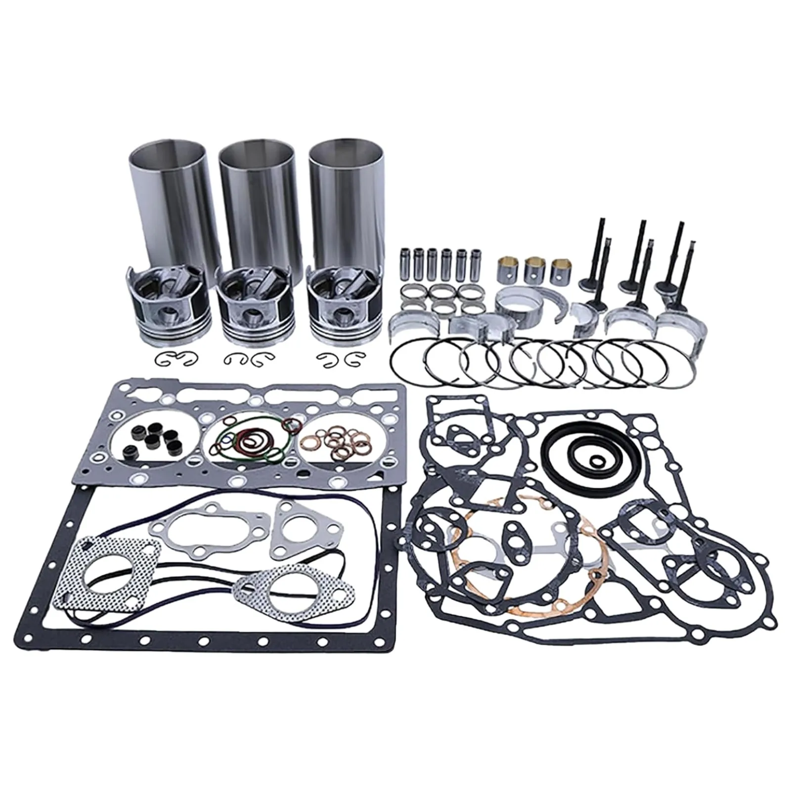 

Overhaul Rebuild Kit for Kubota D950B D950 Engine B1550 B1750 Bobcat 543C 553