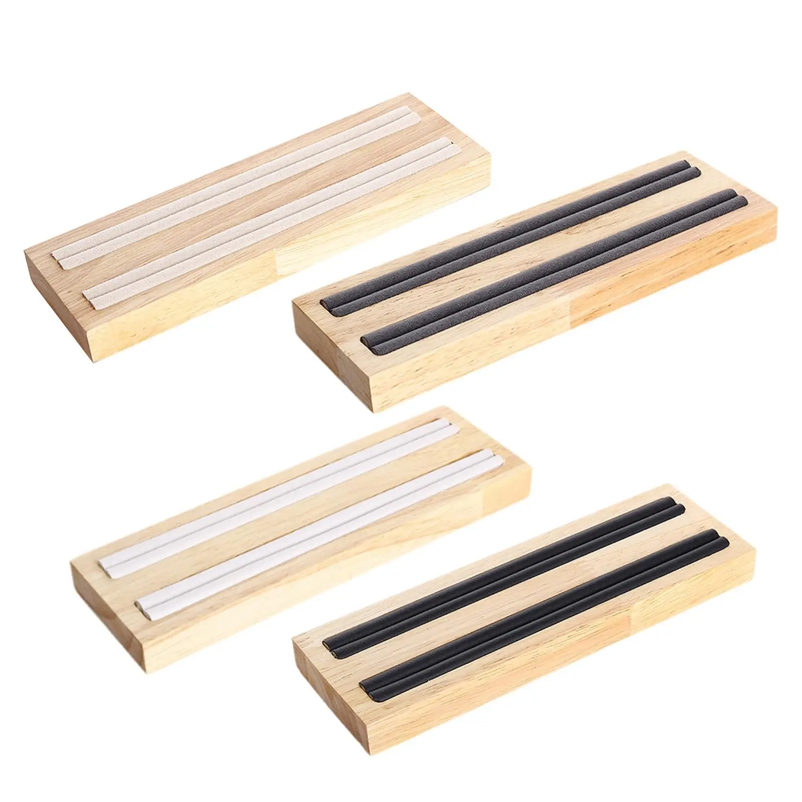 

Ring Display Holder Wooden Ear Studs Organizer for Store Selling Counter