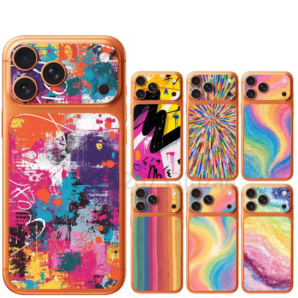 Fashion Colorful Graffiti For iPhone 17 Pro 17 Pro Max Anti-Scratch Protective Film