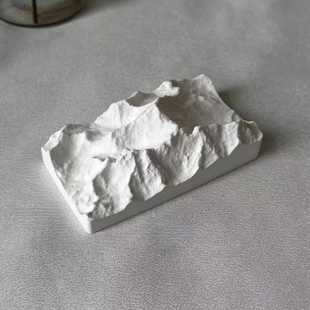 Round And Square Mountain Model Aromatherapy Gypsum Silicone Mold Snow Mountain Cement Concrete Mould