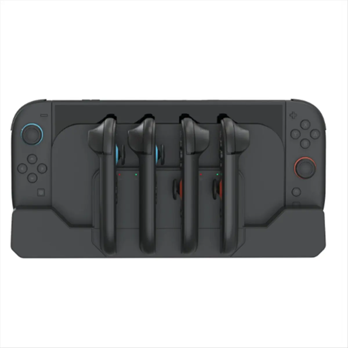 【今すぐ購入】switch-joy-con用充電スタンド-磁気固定式-4コントローラー同時充電-ゲームカード収納