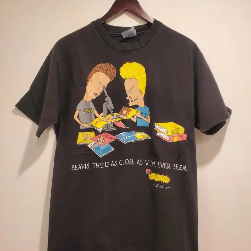 

Vintage 1997 Beavis And Butt head Close As We've Ever Been T Shirt Size Medium