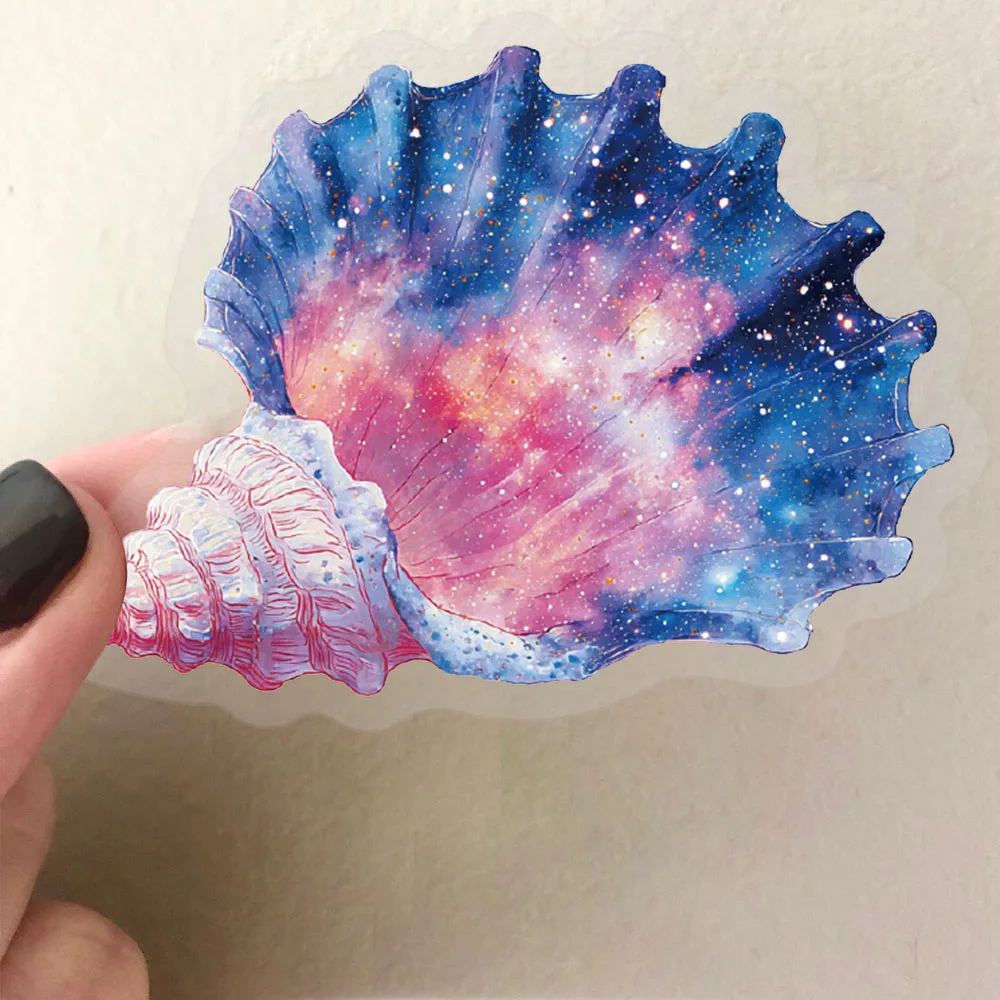 50 SZTUK Naklejek Gwieździste Niebo Przezroczyste Wodoodporne Naklejki Dekoracyjne na Laptopa, Telefon Komórkowy, Bagaż i Butelkę z Wodą