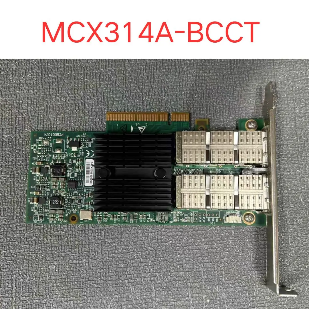 Second-hand test OK MCX354A-FCCT dual port 40G 10 Gigabit Ethernet card Fast Shipping