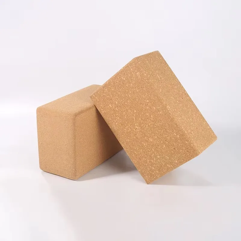 YTYIN Custom Printing Home Use Fitness Exercise Relaxation Muscle High Density Cork Design Yoga Block