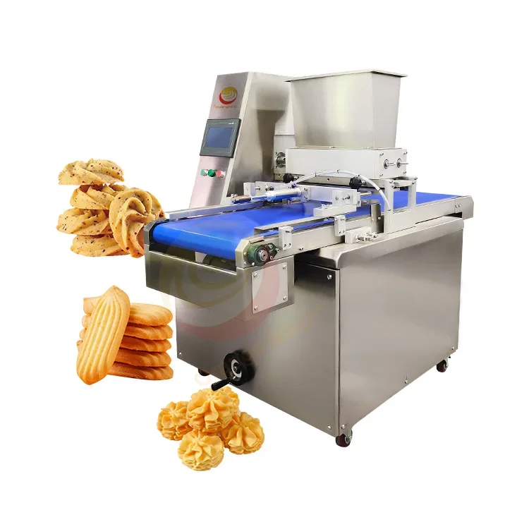 Automatic Mini Biscuit Cookie Depositor Machine Industrial Rotary Cookie Biscuit Making Machine For Supplier