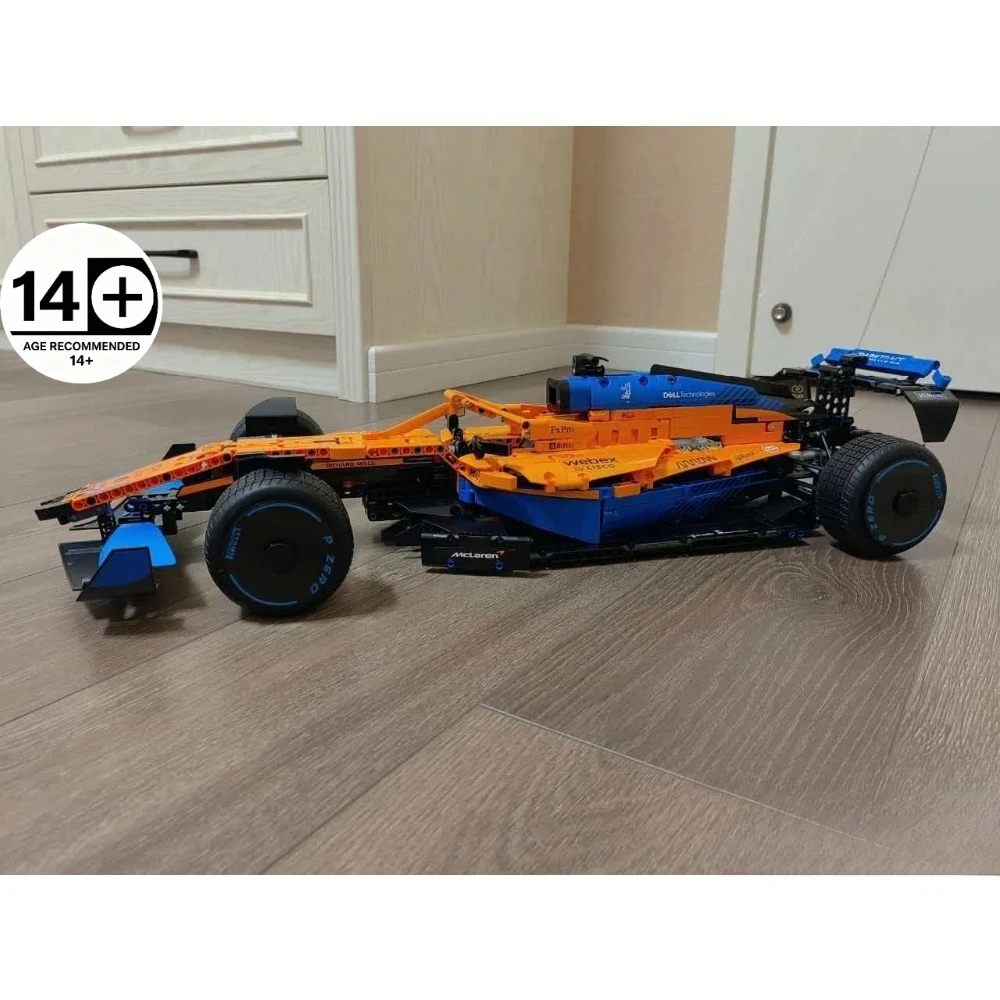 

1340PCS+ High Speed Open Wheel Race Car Model Building Toy for Boys Party Favor Return Gift for Kids Miniature Sports Car
