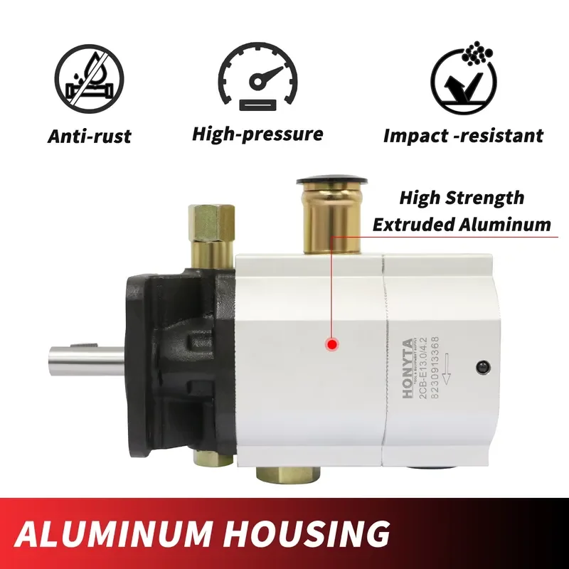 GRH Good Quality Hydraulic Log Splitter Gear Pump 16cm Displacement 2 200 Bar Log Splitter Gear Pump With Hydraulic Valve