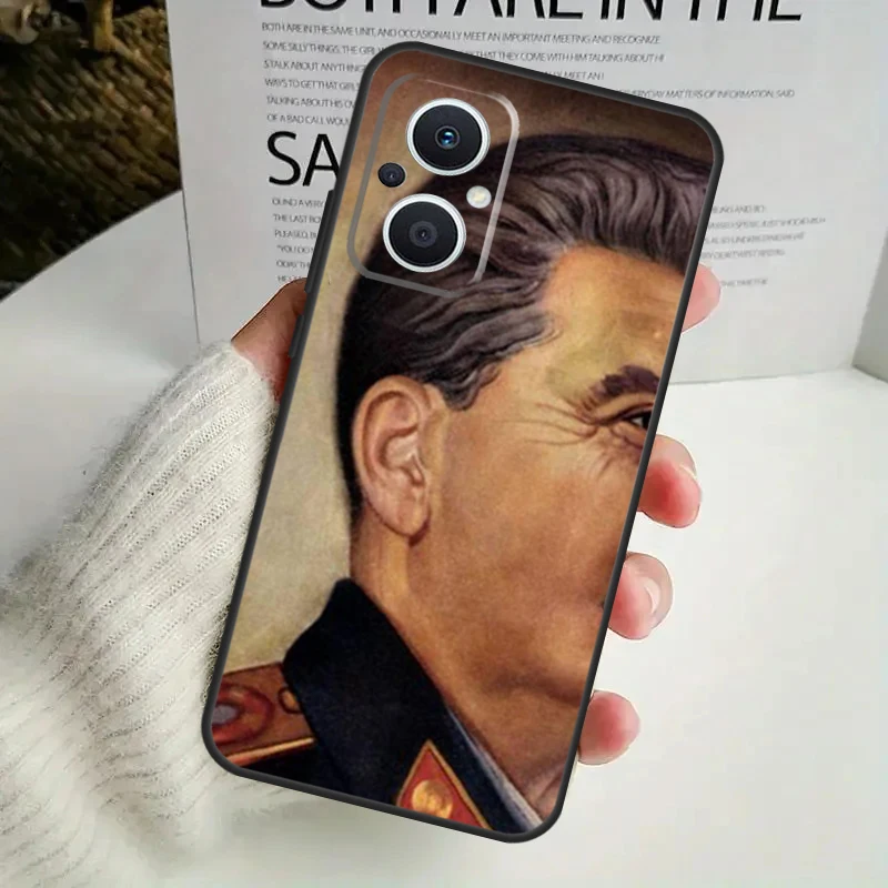 Russian Commander Stalin For OPPO Reno 11 F 10 Pro 4Z 5Z 8T 4 5 6 7 8 Lite OPPO Find X3 X6 Pro X2 Neo X5 Lite Case