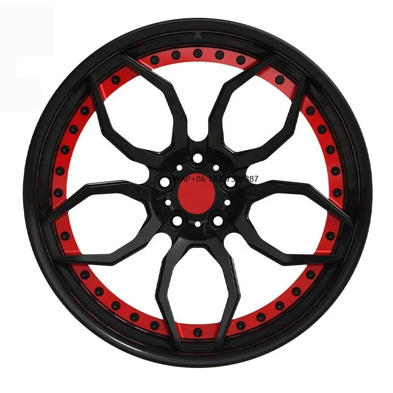 

Custom Luxury Monoblock 2 Piece Forged Alloy Wheels for Racing Cars 17-24 Inch 5X120 5X112 Durable Build